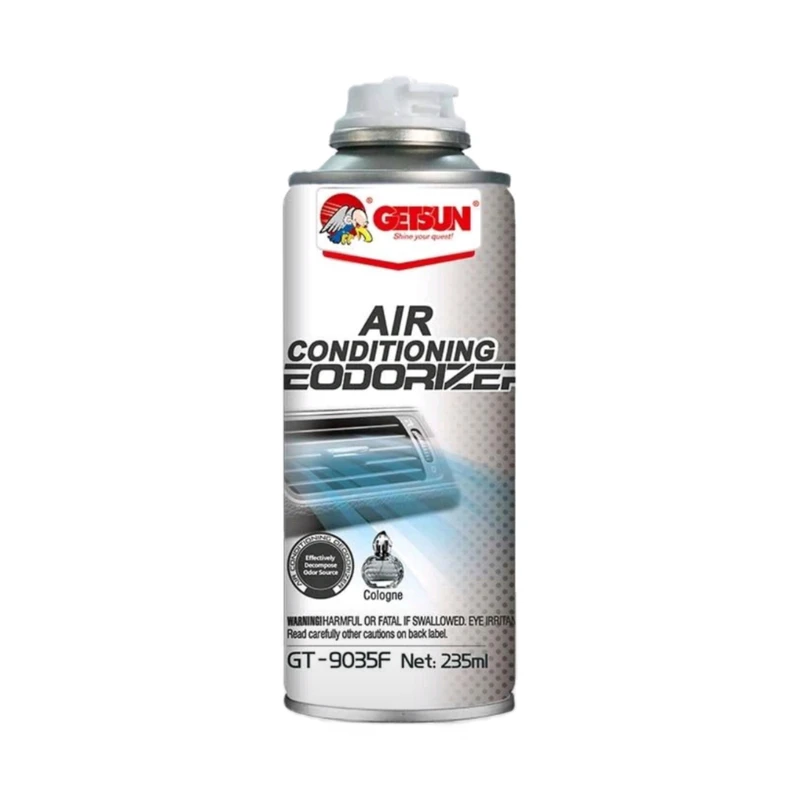 اسپری آنتی باکتریال سیستم تهویه خودرو گتسان مدل GT-9035F با رایحه Cologne حجم 235 میلی‌لیتر