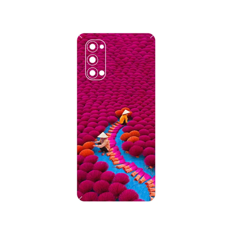 برچسب پوششی ماهوت مدل Vietnam Incense Wood Farms مناسب برای گوشی موبایل اپو Reno4 Pro 5G