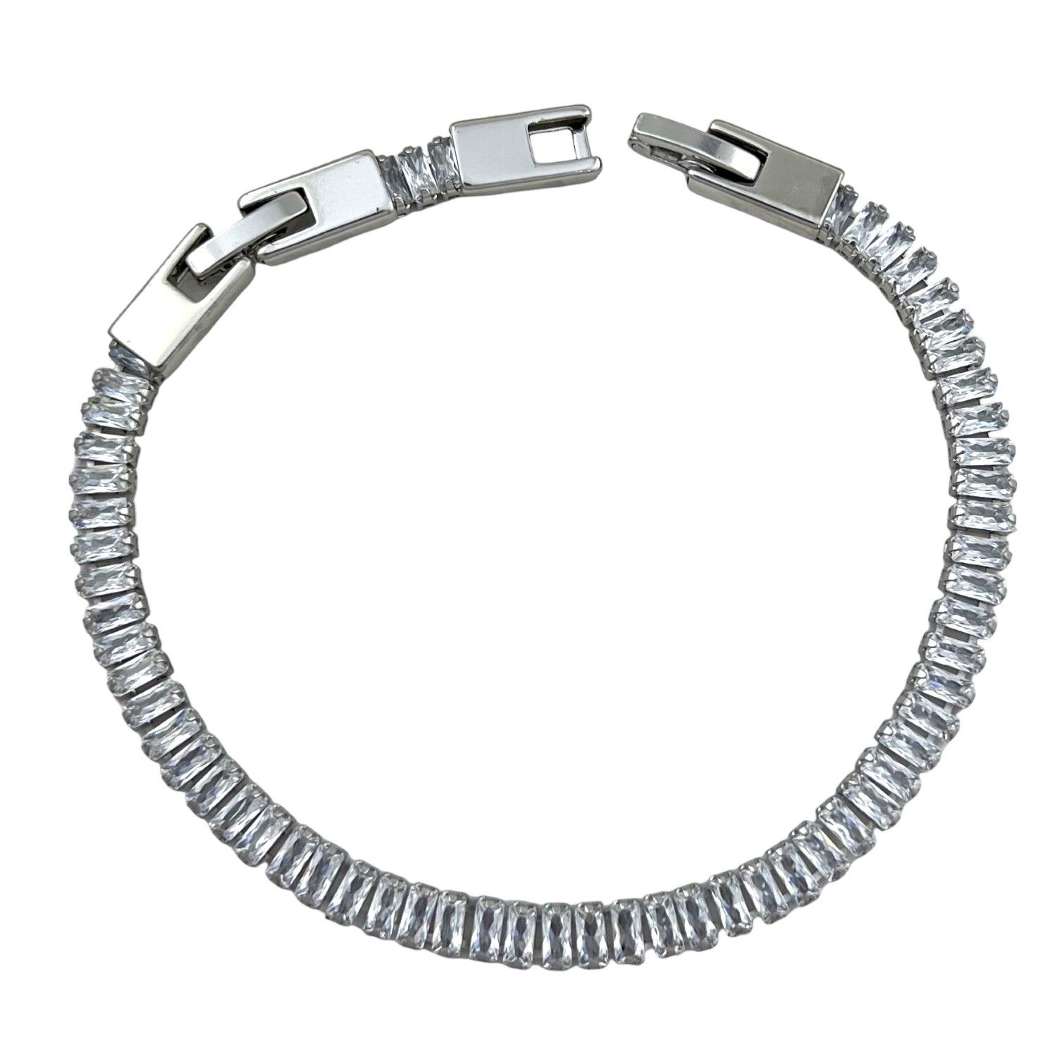دستبند زنانه ژوپینگ مدل تنیسی جواهری کد B4608 -  - 1
