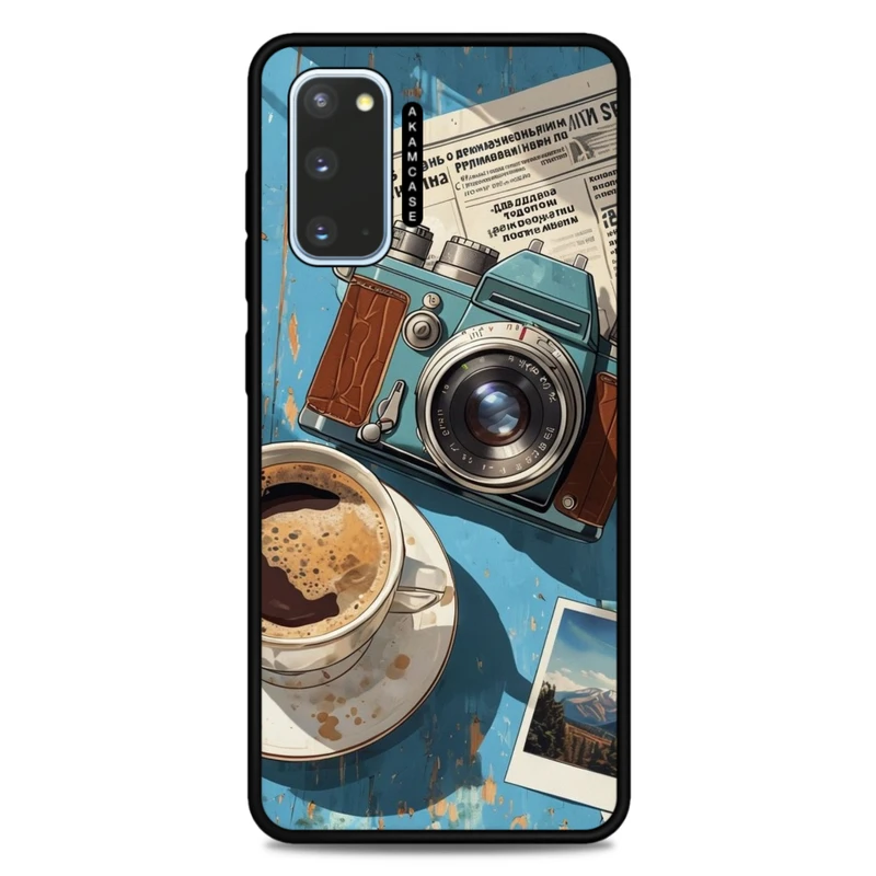 کاور آکام مدل AMC-WSGS20-COFFEE-1 مناسب برای گوشی موبایل سامسونگ Galaxy S20