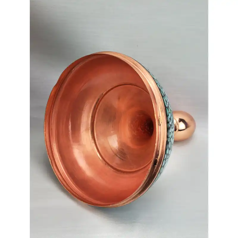 شکلات خوری فیروزه کوبی مسی مدل شاهکار کد 35c