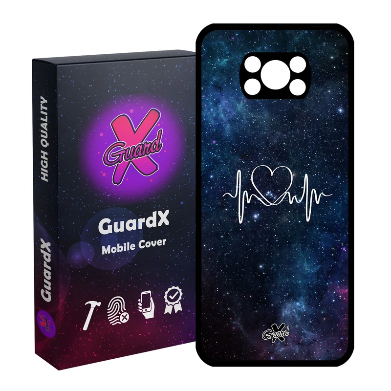 کاور گارد ایکس طرح Love مدل Glass10114 مناسب برای گوشی موبایل شیائومی Poco X3 Pro