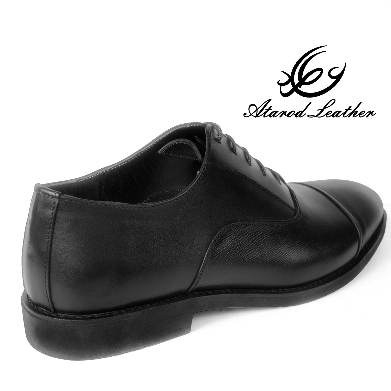 کفش مردانه چرم عطارد مدل چرم طبیعی کد SH86 -  - 13