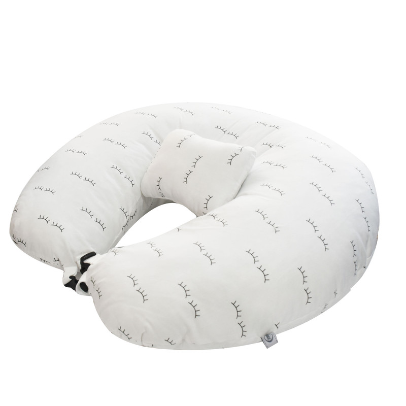 بالش شیردهی ایسیز طرح پلک کد Is522.7 به همراه بالش سر