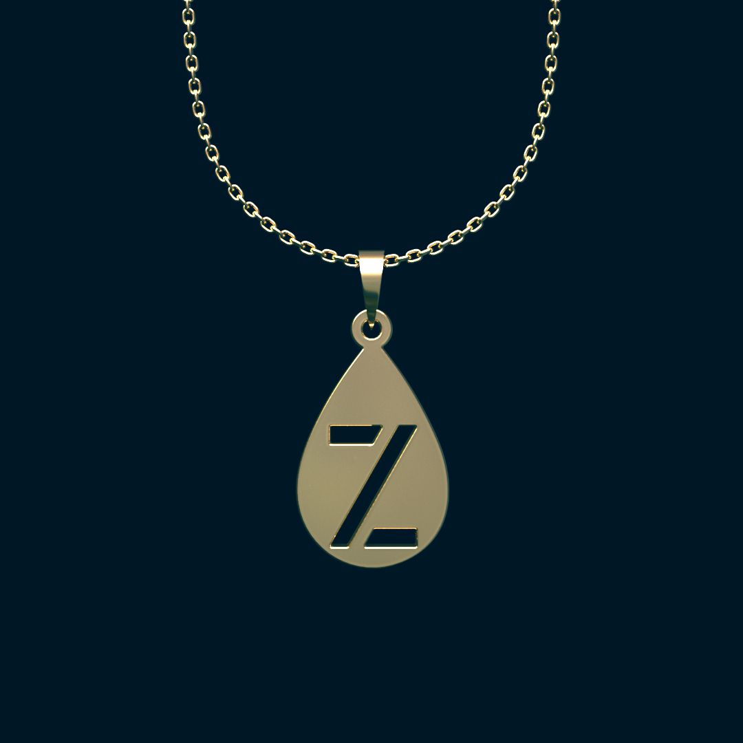 گردنبند طلا 18 عیار زنانه مدوپد مدل حرف z کد SS2-1-1246 - - 1