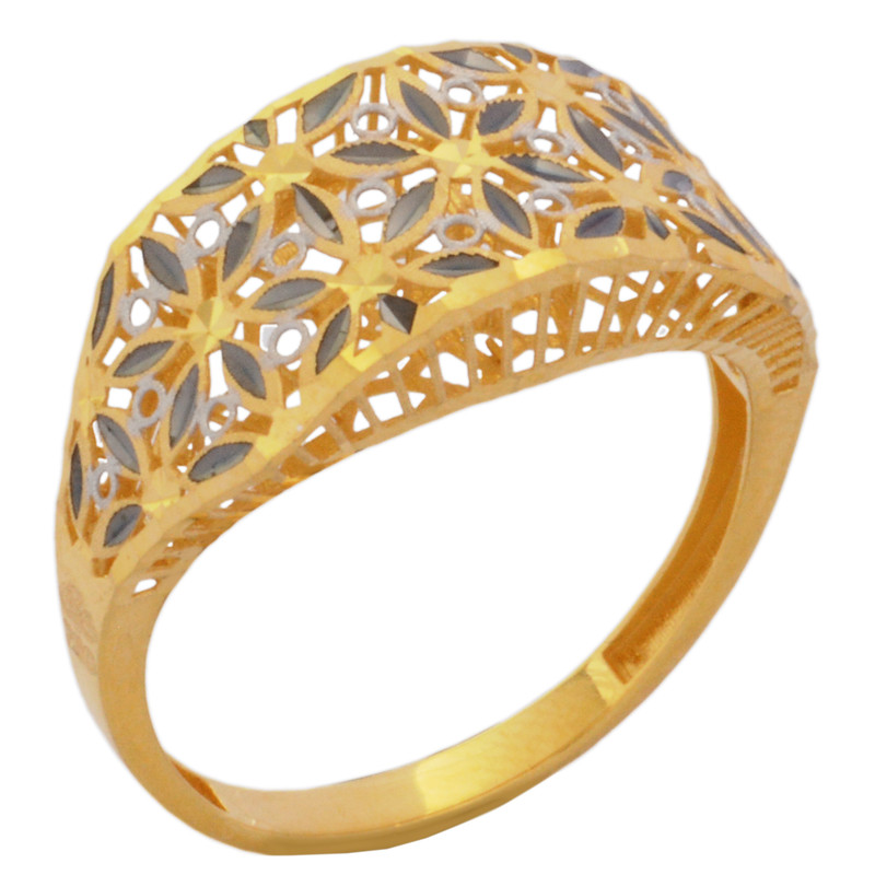 انگشتر طلا 18 عیار زنانه طلای مستجابی مدل آوا کد 852 سایز 55