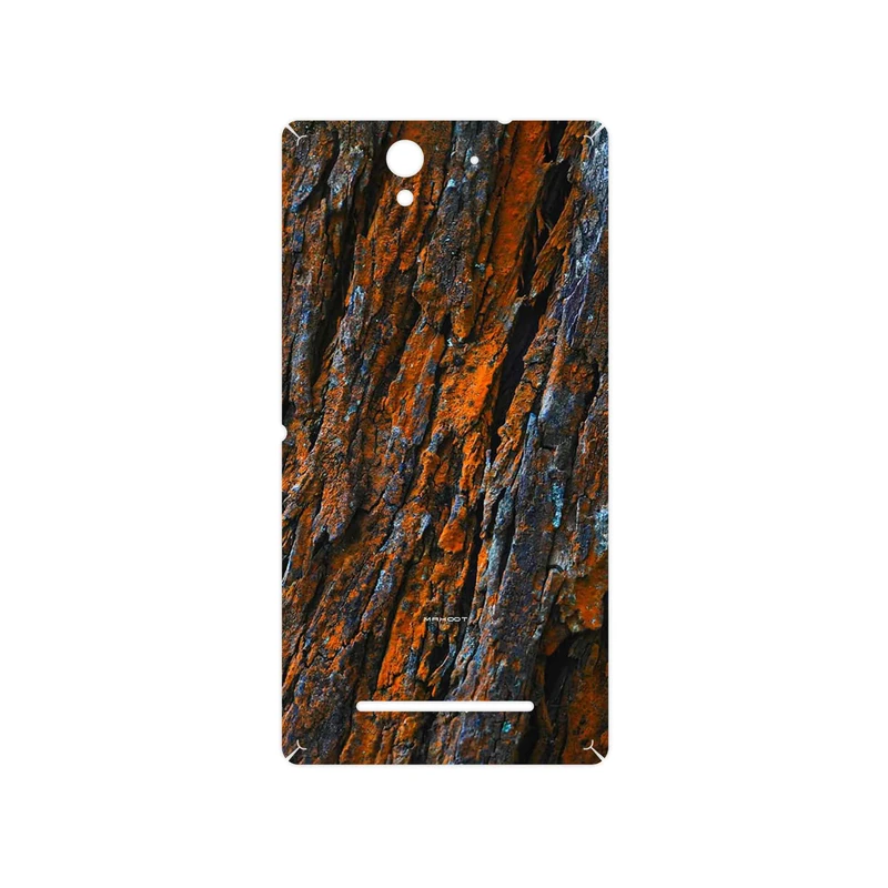 برچسب پوششی ماهوت مدل Wood Texture 6 مناسب برای گوشی موبایل سونی Xperia C3 Dual