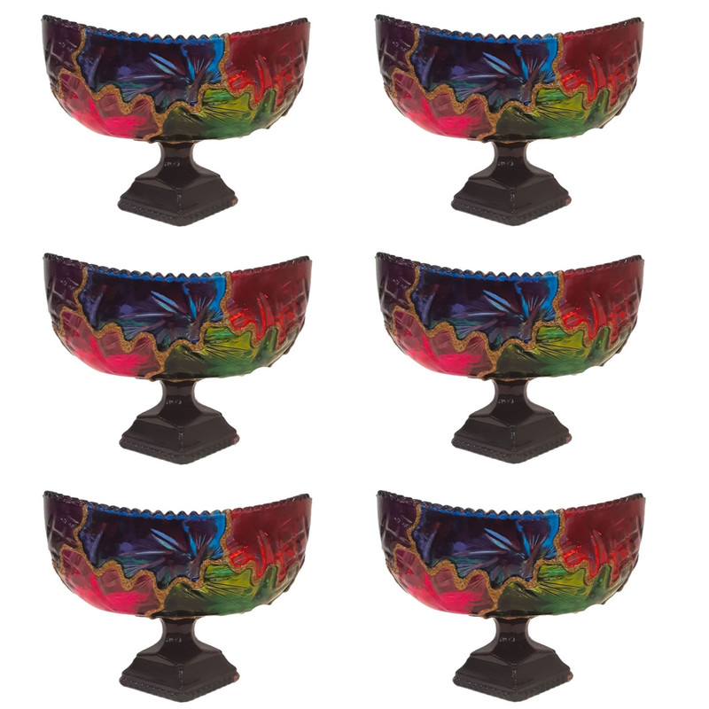 مجموعه ظروف هفت سین 6 پارچه سایز s کد 7755 