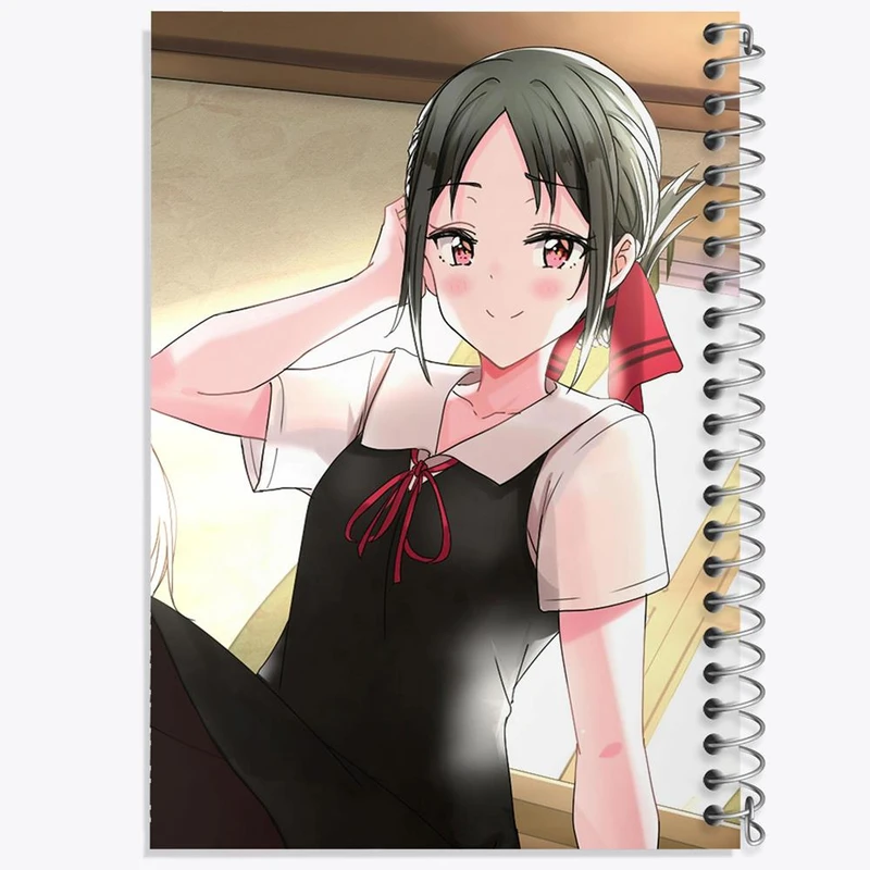 دفتر مشق 50 برگ خندالو مدل کاگویا دختره انیمه کاگویا ساما کد 16034