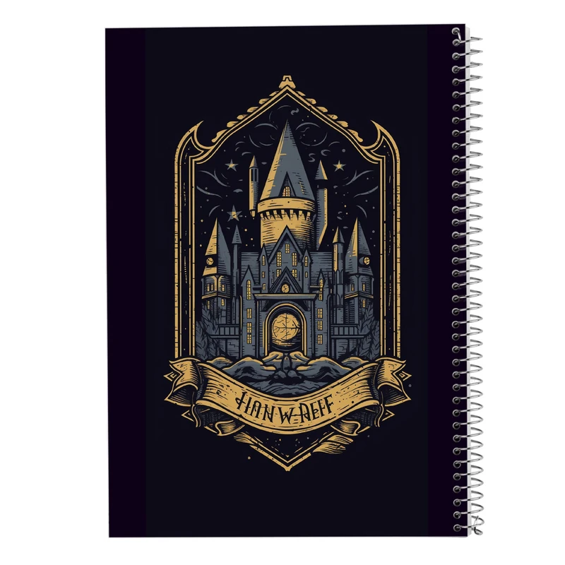 دفتر ژورنال نویسی 50 برگ مدوپد مدل نقطه ای طرح هری پاتر harrypotter کد DF10233