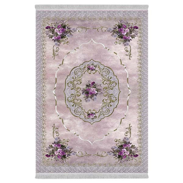 فرش پارچه‌ای دفه مدل فرشینه طرح مدرن کد 342