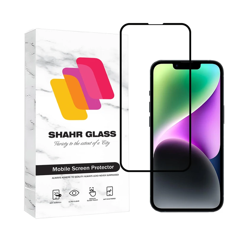 محافظ صفحه نمایش شهر گلس مدل CRMSNWSH مناسب برای گوشی موبایل اپل iPhone 14 Pro / 15