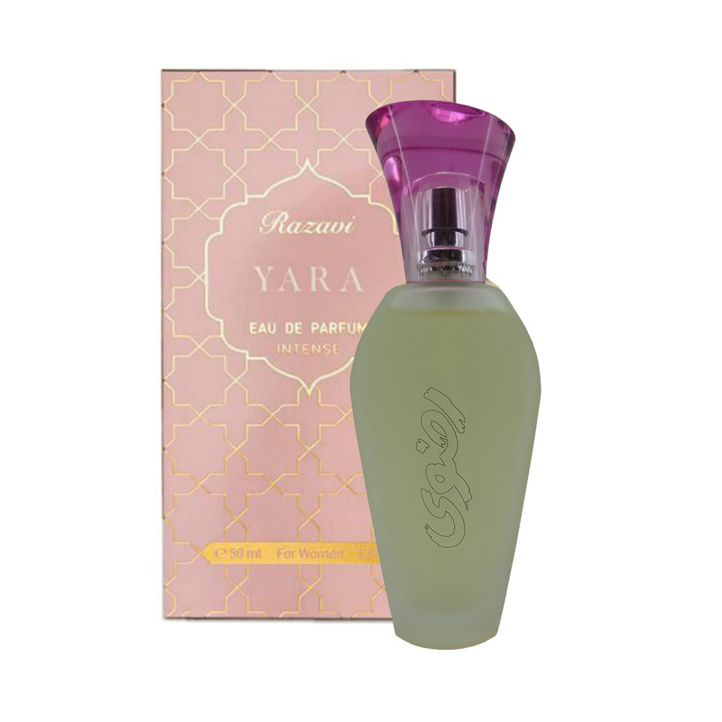 ادو پرفیوم زنانه رضوی مدل YARA حجم 50 میلی لیتر ادو پرفیوم زنانه رضوی مدل YARA حجم 50 میلی لیتر