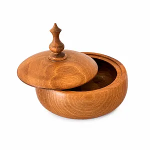 قندان چوبی مدل گردویی کد ۱۲.۸