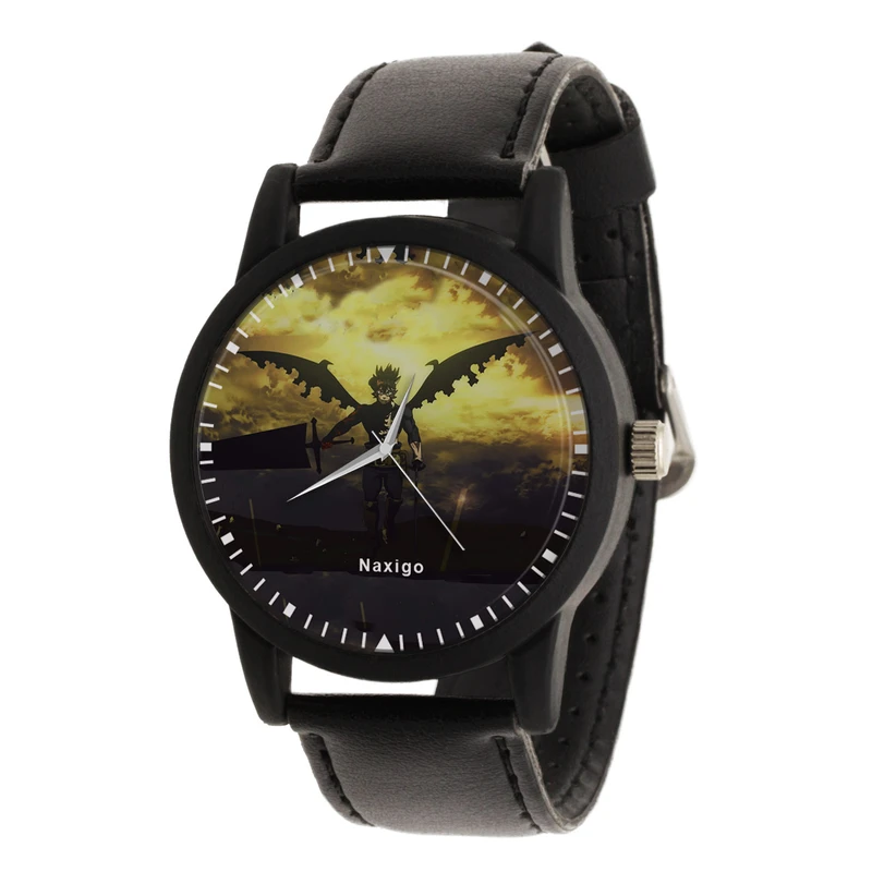 ساعت مچی عقربه ای ناکسیگو مدل Black Clover کد LF13240