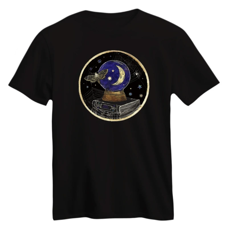 تی شرت آستین کوتاه زنانه مدل گوی ماه