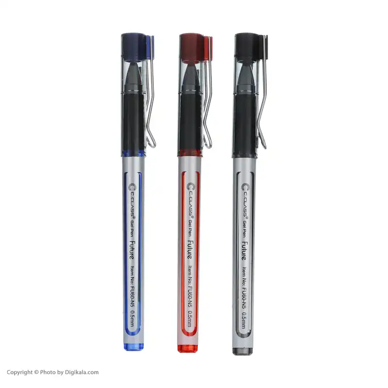 روان نویس سی.کلاس مدل ژل future بسته 3 عددی