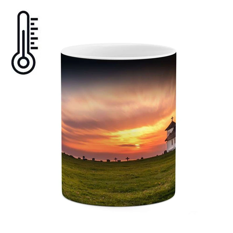 ماگ حرارتی کاکتی مدل منظره کد mgh17343