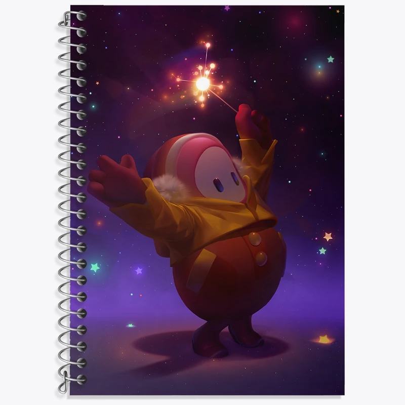 دفتر لغت 50 برگ خندالو طرح بازی فال گایز (Fall Guys) کد 32814