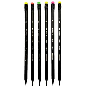 مداد مشکی ادمیرال با درجه سختی HB مدل negro بسته 6 عددی