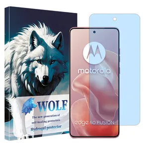 Wolf Hydrogel model Matte anti-blue ray Screen Protector for Motorola Edge 60 Fusion mobile phone