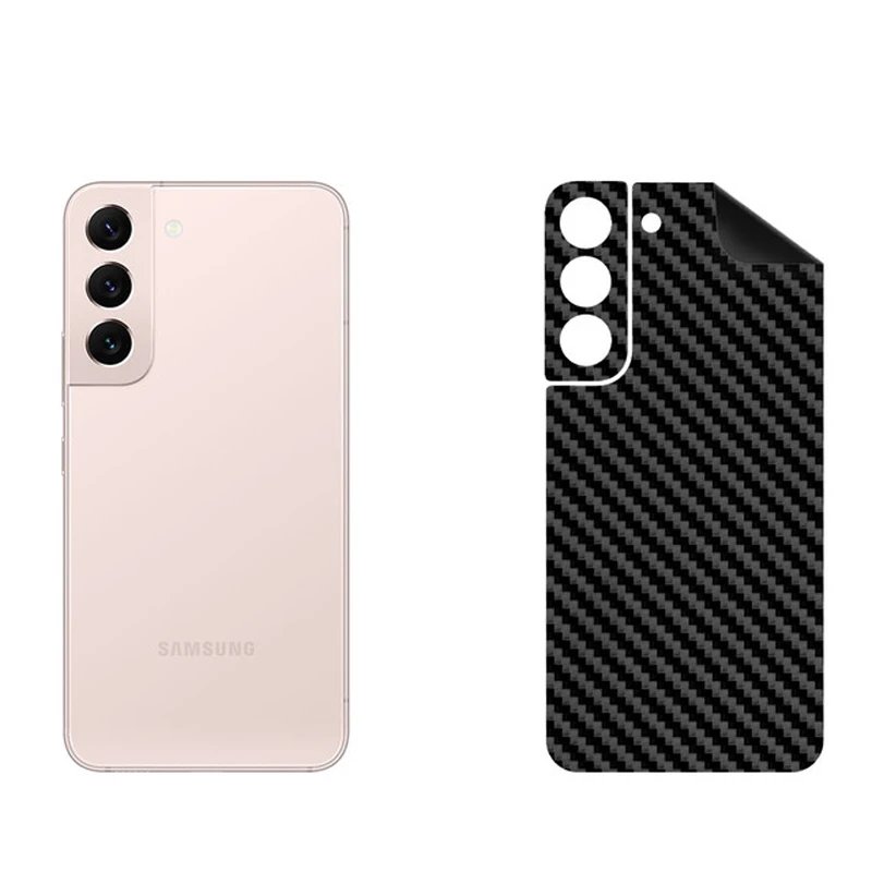 برچسب پوششی بستور مدل BT-Fiber طرح فیبر کربن مناسب برای گوشی موبایل سامسونگ Galaxy S22 5G