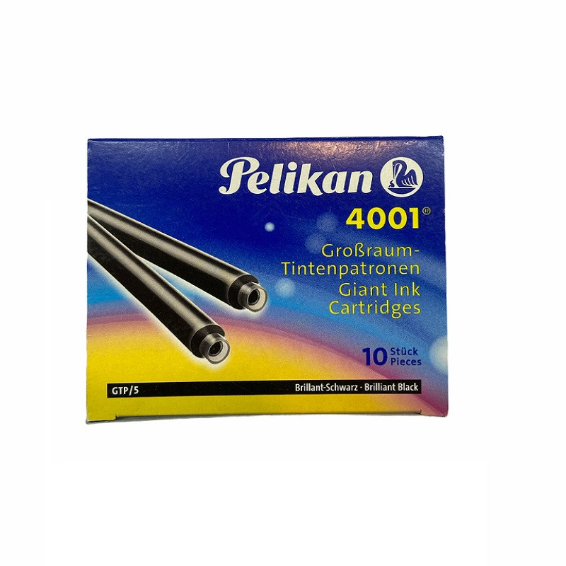 جوهر خودنویس پلیکان مدل کپسول بسته 50 عددی