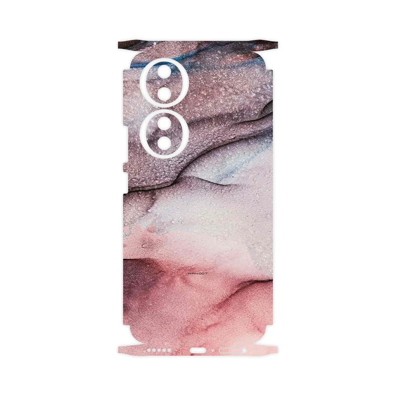 برچسب پوششی ماهوت مدل Smoky pink marble-FullSkin مناسب برای گوشی موبایل آنر 90