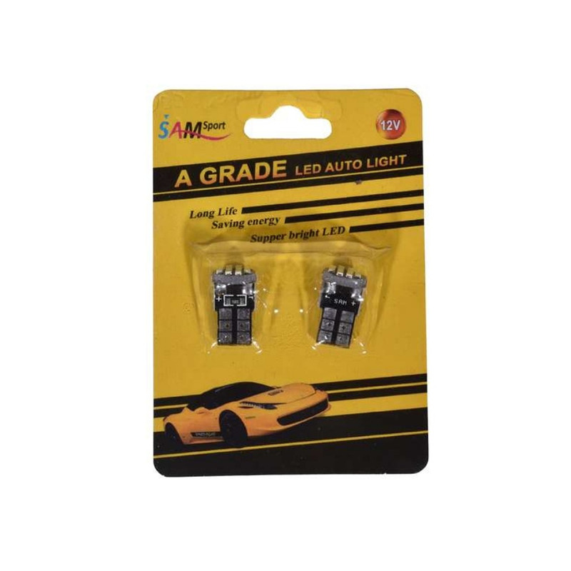 لامپ چراغ خودرو سام اسپرت مدل 10 SMD LIMO بسته 2 عددی