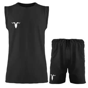 ست تاپ و شلوارک مردانه مدل 14015356 رنگ مشکی