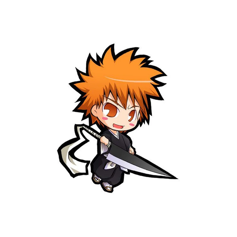 استیکر لپ تاپ و موبایل مدل انیمه طرح Bleach Ichigo Kurosaki کد 2885