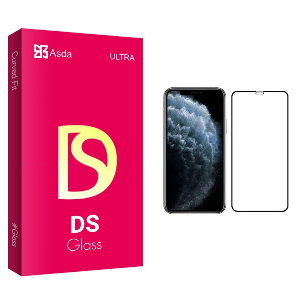 محافظ صفحه نمایش آسدا مدل DS glass مناسب برای گوشی موبایل اپل iPhone 11 Pro