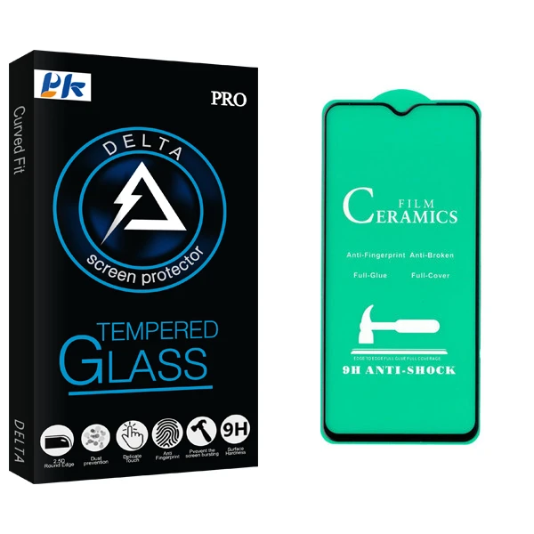 محافظ صفحه نمایش سرامیکی پی کی مدل Delta Glass مناسب برای گوشی موبایل شیائومی Redmi Note 8 Pro