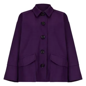 کت زنانه سرژه مدل 230141 رنگ بنفش