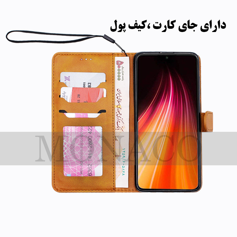 کیف کلاسوری موناکو مدل Magnetic مناسب برای گوشی موبایل شیائومی Redmi Note 10 Pro 4G / 10 Pro Max