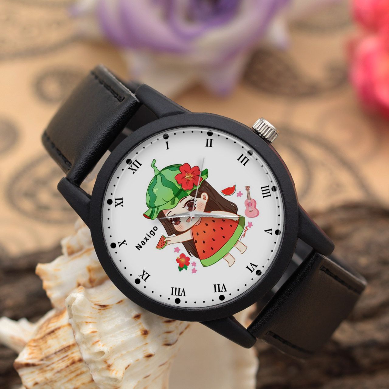 ساعت مچی عقربه ای ناکسیگو مدل شب یلدا کد LF11707 -  - 2