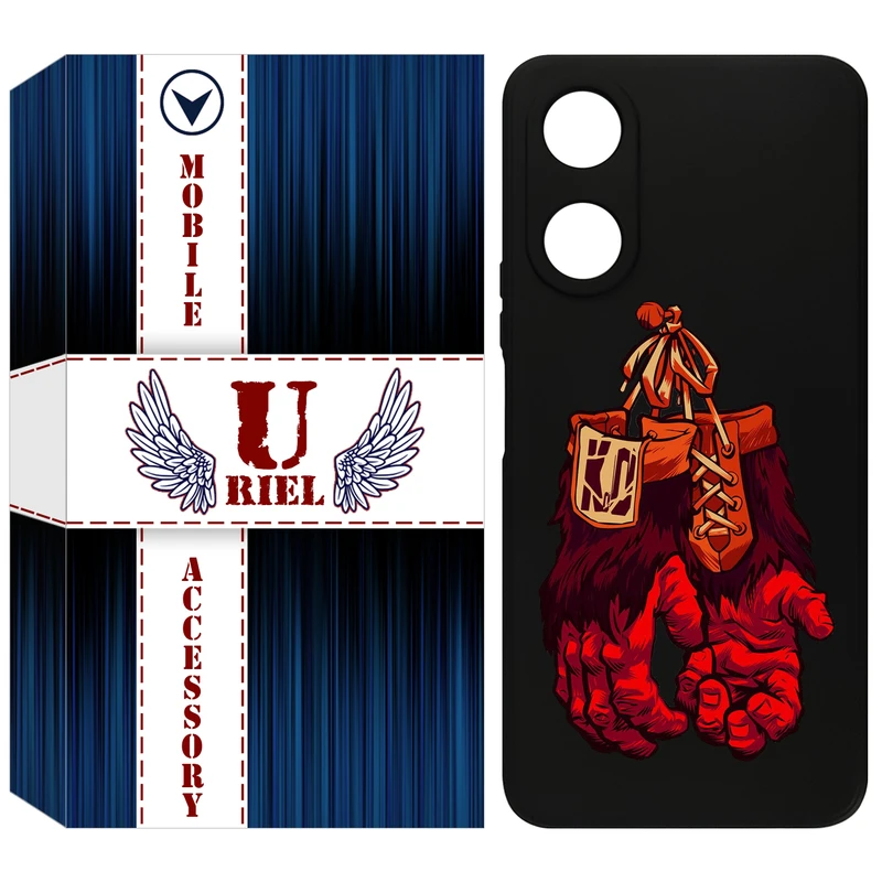 کاور یوریل مدل KSH کد 77 طرح دستکش مناسب برای گوشی موبایل آنر X5 Plus