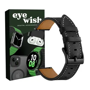 بند آی ویش مدل Soft Leather مناسب برای ساعت هوشمند آمیزفیت POP 3R / POP 3S / GTS2 GLOBAL 22MM