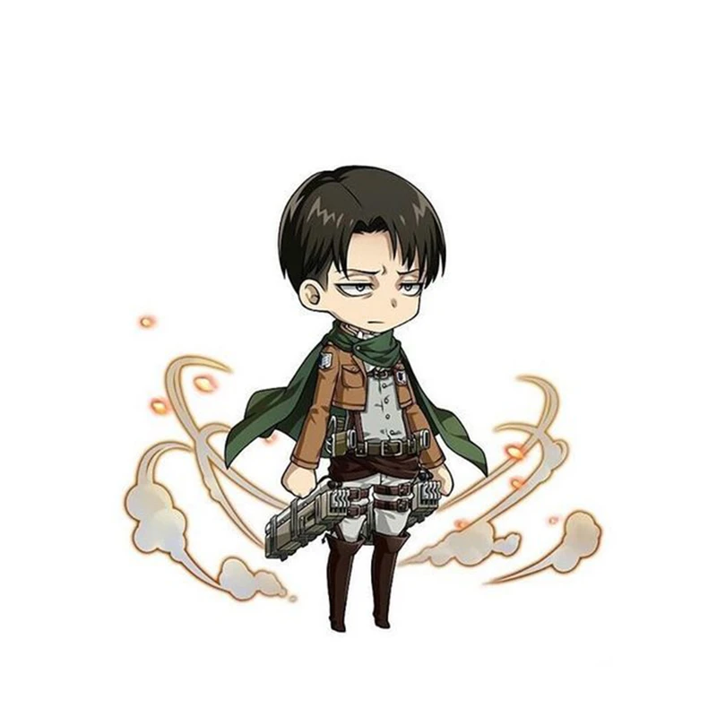 استیکر لپ تاپ و موبایل مدل انیمه طرح اتک ان تایتان لیوای آکرمن attack on titan Levi Ackermann کد 539