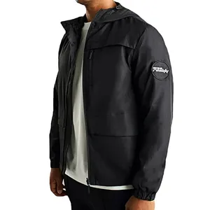 کاپشن مردانه مکس مدل Quilted Hooded Badge