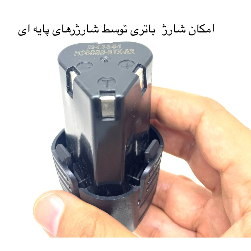 باتری دریل پیچ گوشتی شارژی مدل 18v