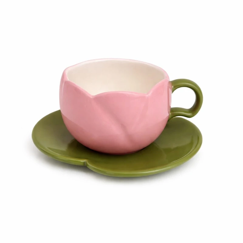 فنجان و نعلبکی مدل لاله