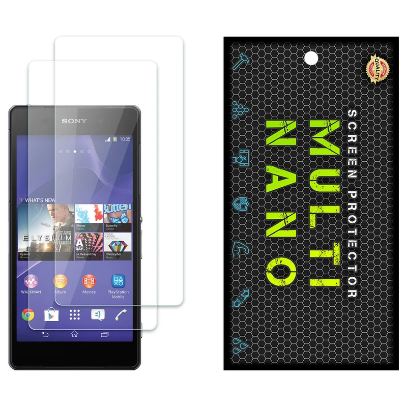 محافظ صفحه نمایش مولتی نانو مدل X-S2N مناسب برای گوشی موبایل سونی Xperia Z2 بسته دو عددی
