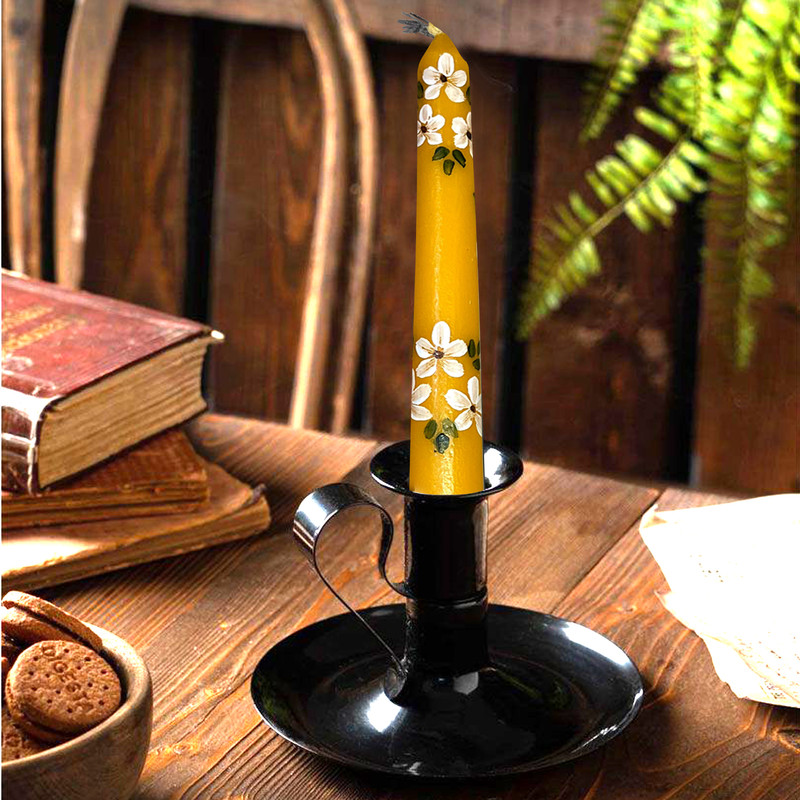 شمع دست ساز طرح شکوفه