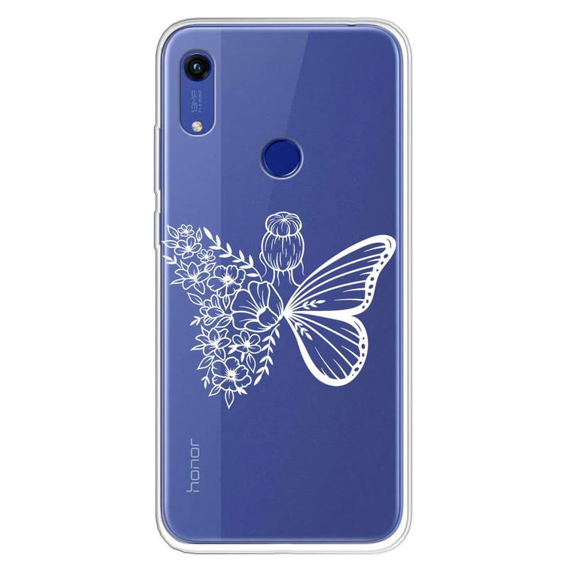 کاور مگافون طرح دختر پروانه ای مدل C53-W مناسب برای گوشی موبایل آنر 8A / 8A Pro / 8A Prime