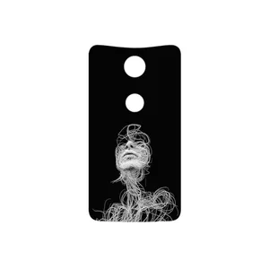 MAHOOT Strings Digital Art 2 Cover Sticker for Google Nexus 6
