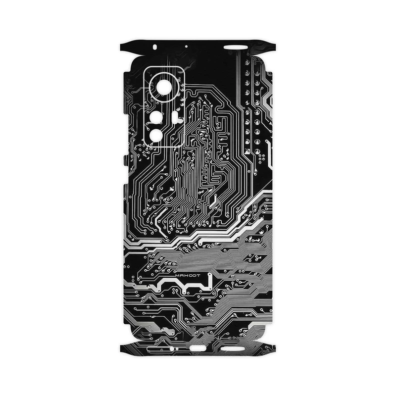برچسب پوششی ماهوت مدل Black_Printed_Circuit_Board-FullSkin مناسب برای گوشی موبایل شیائومی 12