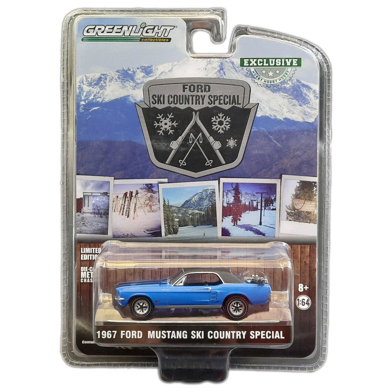 ماشین بازی گرین لایت مدل 1967 FORD MUSTANG SKI COUNTRY SPECIAL