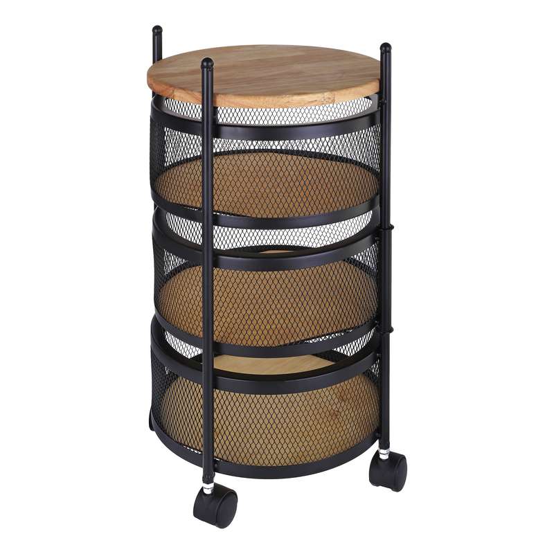 سبد سیب زمینی و پیاز مدل شاینینگ هوم 3 طبقه