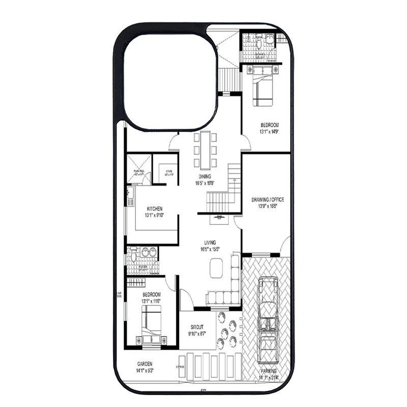 کاور طرح نقشه مناسب برای گوشی موبایل اپل iphone 14 pro max